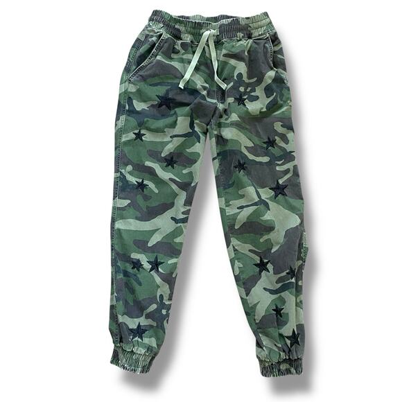 Driftwood Camo Print Star Embroidery Joggers Pants Sz S Cotton Pull On Grunge - Picture 3 of 11